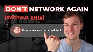Thumbnail: Do NOT Network Again (Until You've Built This Custom GPT)