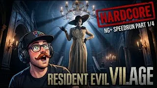 Thumbnail: Resident Evil Village Hardcore NG+ Speedrun – Part 1 | Village to Castle Dimitrescu