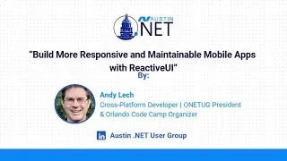 Thumbnail: .NET at NOON: Build More Responsive and Maintainable Mobile Apps with ReactiveUI
