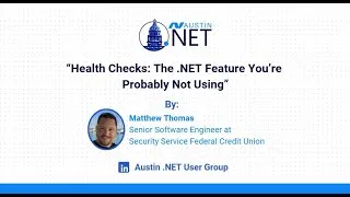 Thumbnail: .NET at NOON: Health Checks: The .NET Feature You’re Probably Not Using