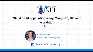 Thumbnail: .NET at NOON: Build an AI application using MongoDB, C#, and your data