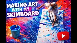 Thumbnail: Austin Keen Makes Art with his Skimboard!