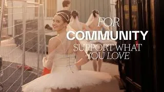 Thumbnail: Support what you love | For community, for connection  | The Australian Ballet