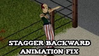 Thumbnail: Stagger Backward Fix - A Project Zomboid mod