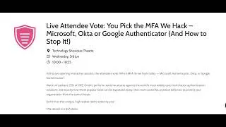 Thumbnail: InfoSec 2026 || Adversary-in-the-Middle (AiTM) attack on Microsoft Live Demonstration