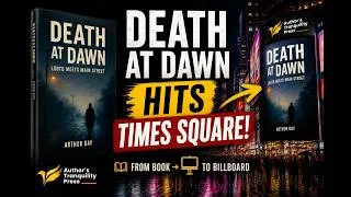 Thumbnail: Death at Dawn Hits Times Square | From Book to Billboard