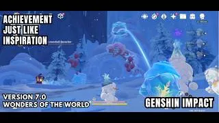 Thumbnail: [Genshin Impact Achievement] Just Like Inspiration: Launch A Snowball Begins To Fade Before It Lands