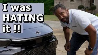 Thumbnail: Why was I HATING on Toyota's new car? - 2026 Toyota Crown Nightshade Review