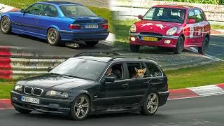 Thumbnail: NÜRBURGRING CRAZY Drivers, TRACK BATTLES, Fails & Funny Moments! Tourist Drives Nordschleife