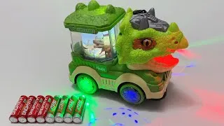 Thumbnail: Unboxing Electric Spray Dinosaur Car, Rocking Duck Car, RC Cartoon Stunt Car, Electric Gorilla