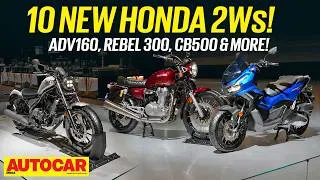 Thumbnail: Honda steps up its premium game with ADV160, Rebel 300, CB500, XR300 twins and new EV |Autocar India