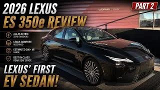 Thumbnail: 2026 Lexus ES 350e Review Part 2 | Electric Lexus