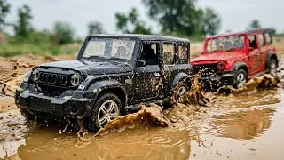 Thumbnail: Mahindra Thar Roxx 4x4 Extreme Offroading Challenge! 🚙💨 | Diecast Scale Model | Auto Legends