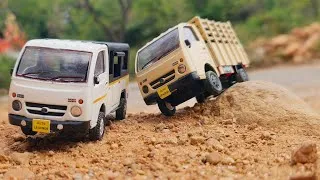 Thumbnail: Customised Centy Toys Tata Ace Carrying Tyres Off-Road | Chota Hathi Truck Videos | Auto Legends