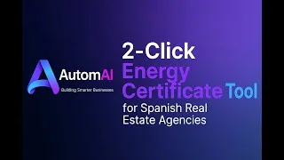 Thumbnail: 🇪🇸 Spanish Real Estate Agents: Automate Your Energy Certificates in 2 Clicks!