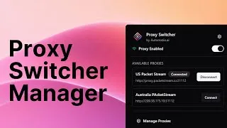Thumbnail: Simple Proxy Switcher for Chrome