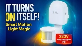 Thumbnail: Your Outdoor Lights Will Never Be the Same Again | BlackT ElectrotechBT31WH PIR Motion Sensor Magic