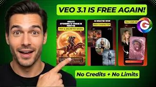 Thumbnail: How to Use Google Veo 3.1 for FREE in 2026 (NEW METHOD)