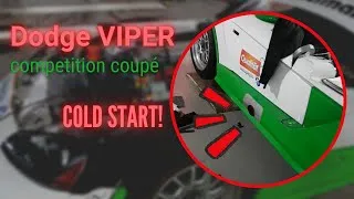 Thumbnail: Dodge Viper Competition Coupé - Partida a frio e aceleração [Cold start and revving]