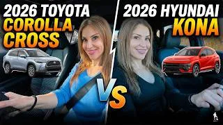 Thumbnail: Hyundai Kona vs Toyota Corolla Cross | Rear Seat & Cargo Space Compared!