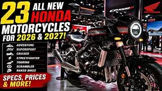 Thumbnail: 23 All New Honda Motorcycles For 2026 2027!  Specs, Prices & More!