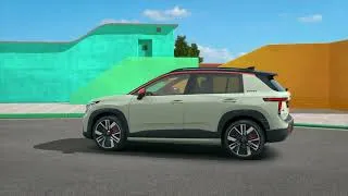 Thumbnail: All-electric Skoda Epiq Exterior Design in Green