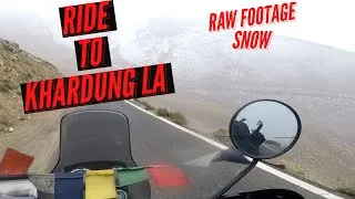 Thumbnail: Snow Ride to Khardung La || RAW FOOTAGE