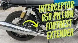 Thumbnail: INTERCEPTOR 650 Pillion Footrest Extender || ROYAL ENFIELD