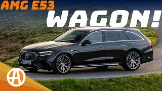 Thumbnail: 2026 Mercedes-AMG E 53 HYBRID Wagon — 41 Miles EV Range, 604 HP