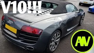 Thumbnail: AV Episode 8: 29 YEAR OLD TEST DRIVES AUDI R8 V10!!!