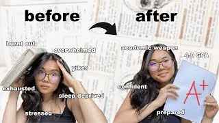 Thumbnail: how to CRAM for finals and STILL get straight A’s (study + time management tips)
