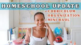 Thumbnail: HOMESCHOOL UPDATE || CURRICULUM ORGANIZATION | RESOURCES HAUL