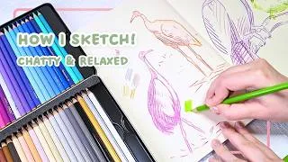 Thumbnail: Real-time Sketching Process + Ohuhu Colored Pencil Review