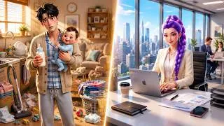 Thumbnail: Dad Takes Over Mom's Job for 24 Hours | What a Mess 🤯 / #kpopdemonhunters