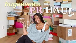 Thumbnail: MY BIGGEST PR UNBOXING YET | Clothes, Makeup, Skincare, Hair & MORE *giveaway*