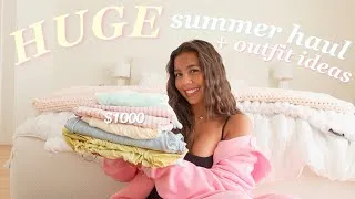 Thumbnail: $1000 SUMMER CLOTHING HAUL TRY-ON | ft. White Fox ⭐