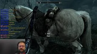 Thumbnail: Skyrim - Unsanctioned Horse Stacking! | Sad Pizza Stream Clips