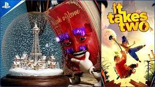 Thumbnail: It Takes Two Warming Up Walkthrough PS5 4K UHD. Snow Globe Chapter. (No Commentary)