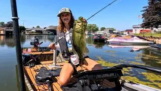 Thumbnail: Dock Fishing Lake Erie Largemouth Bass with the CrushCity Pigstick (Long Point Bay)