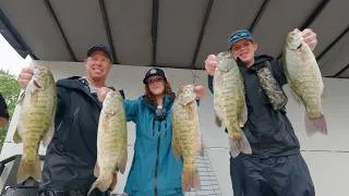 Thumbnail: Lake St. Clair Junior Bass Fishing Tournament 2026 I TOUGH SMALLMOUTH BASS BITE DURING SUMMER STORMS