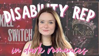 Thumbnail: dark romances with disability representation 🖤