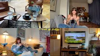Thumbnail: a very chatty knitting vlog (+ thrifting, sewing, movies & gigs)