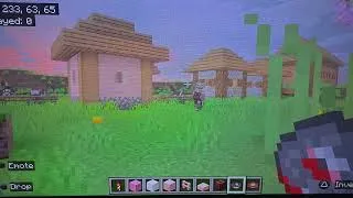 Thumbnail: Making a cherry biome village in minecraft 