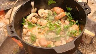 Thumbnail: Building a Woodland Garden & Cooking Over Fire