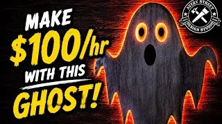 Thumbnail: We Built A Wooden Ghost Whose Eyes Follow You!