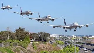 Thumbnail: 🇺🇸 LOS ANGELES LAX Airport Plane Spotting + Aircraft & Flight Route Information Subtitles | Part 21