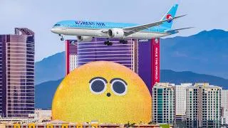 Thumbnail: 🇺🇸 150 PLANE TAKEOFFS & LANDINGS in 1 HOUR - Las Vegas Harry Reid Airport Plane Spotting [LAS/KLAS]