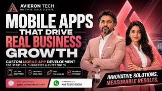 Thumbnail: Enterprise Mobile App Development | Scalable, Secure & Future-Ready | Avieron Tech