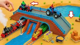 Thumbnail: DIY Mini Truck Builds Brick & Metal Railing Bridge | Fun Construction Science Project #3