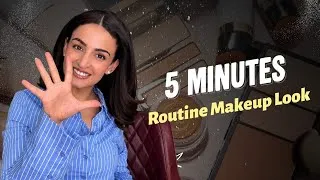Thumbnail: 5 minutes makeup tutorial for College/ Office going girls 😍 Beginner Friendly Makeup Tutorial✨